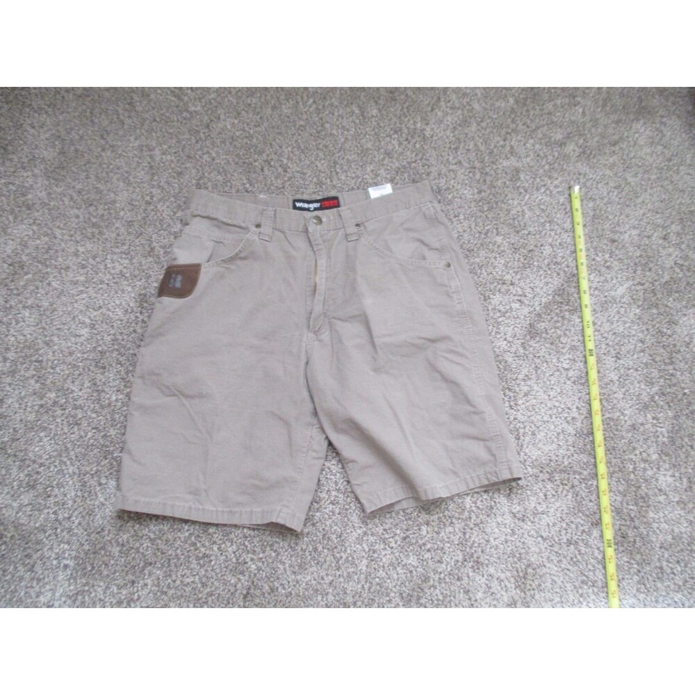Wrangler Riggs Workwear Ripstop Cargo Shorts Men’s 34 Khaki Utility Carpenter